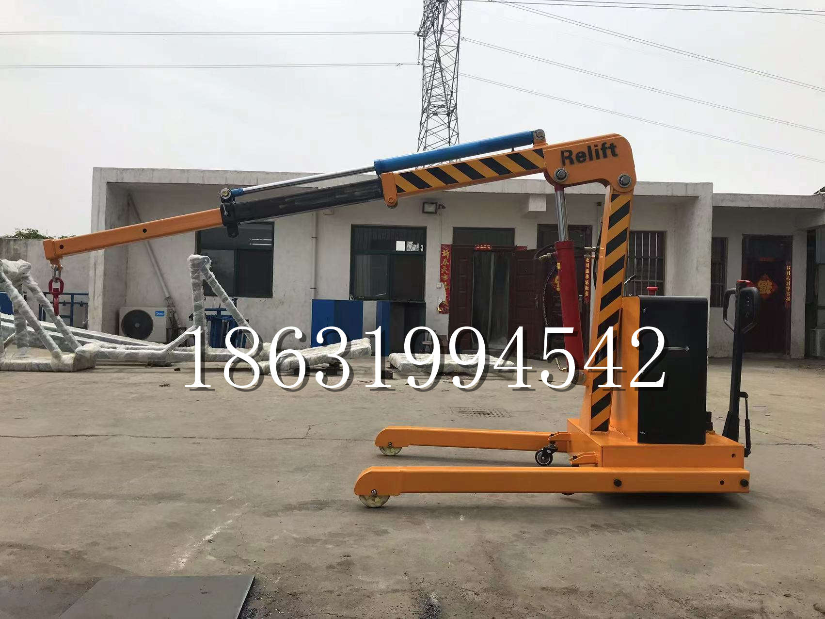 岚县久征定做3吨三轮随车吊 农用园林绿化移树吊 平板工程用小吊机