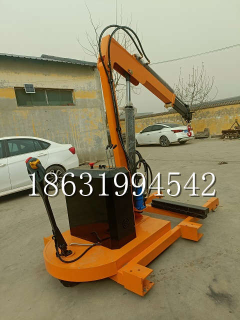 岚县自卸车厢随车吊 自制轮式四不像起重机 四驱平板吊 5吨 贵盛